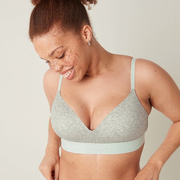 PINK Wear Everywhere Wireless Lightly Lined Bra New With Tags Size 36DD - Picture 3 of 10